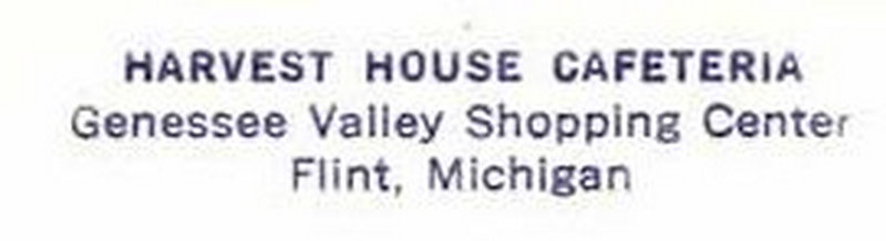 Harvest House Cafeteria - Vintage Postcard (newer photo)